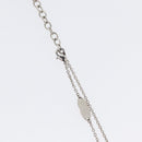LOUIS VUITTON Essential V Necklace metal Pink M63182 LV Auth ka2321M-7