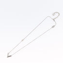 LOUIS VUITTON Essential V Necklace metal Pink M63182 LV Auth ka2321M-9