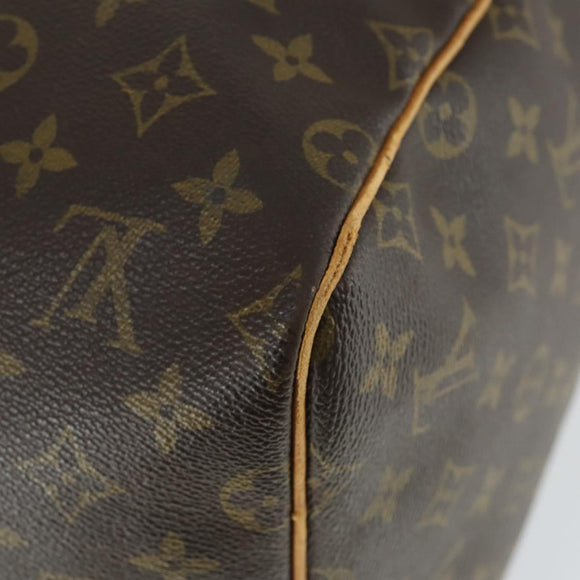 LOUIS VUITTON Monogram Keepall 55 Boston Bag M41424 LV Auth ka2325