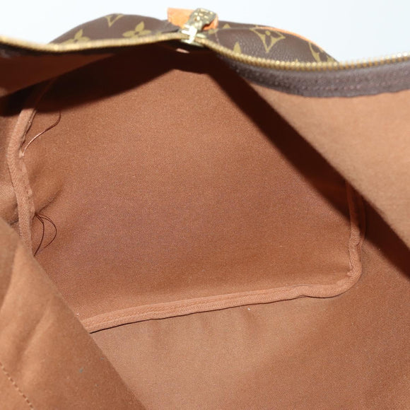 LOUIS VUITTON Monogram Keepall 55 Boston Bag M41424 LV Auth ka2325