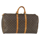 LOUIS VUITTON Monogram Keepall 55 Boston Bag M41424 LV Auth ka2325-1