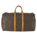 LOUIS VUITTON Monogram Keepall 55 Boston Bag M41424 LV Auth ka2325-2