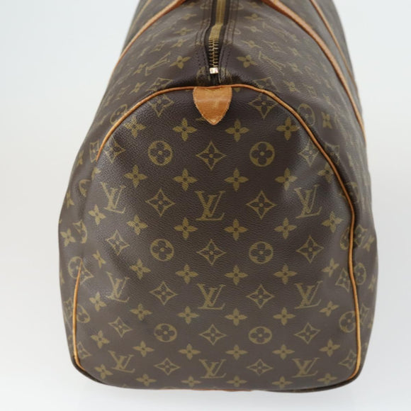 LOUIS VUITTON Monogram Keepall 55 Boston Bag M41424 LV Auth ka2325