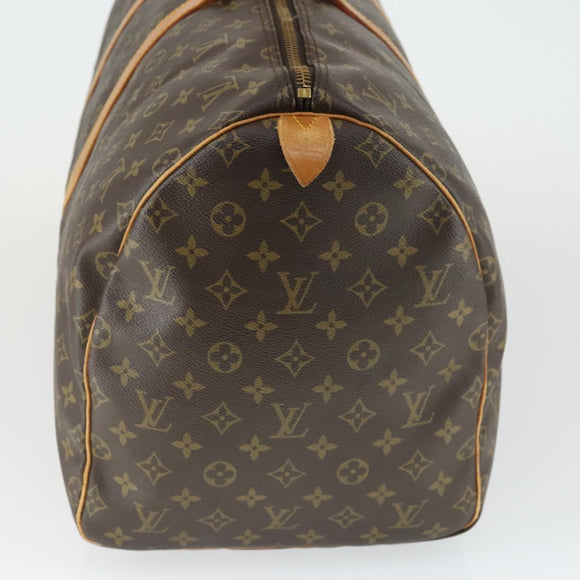 LOUIS VUITTON Monogram Keepall 55 Boston Bag M41424 LV Auth ka2325