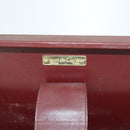 CARTIER Trunk Must Line Trunk Leather Bordeaux Gold Auth ka2326-16