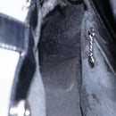 GUCCI Hand Bag Patent leather Black Silver 000 1013 0504 Auth ka2334-19