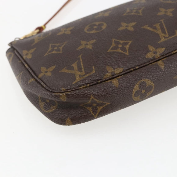 LOUIS VUITTON Monogram Pochette Accessoires Pouch M51980 LV Auth ka2338A