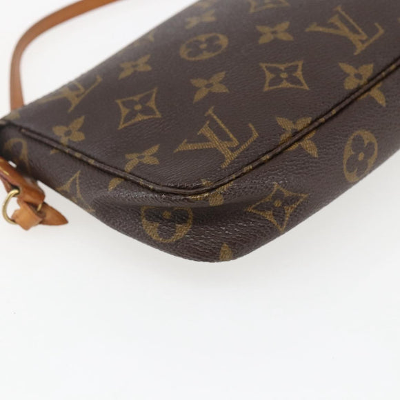 LOUIS VUITTON Monogram Pochette Accessoires Beutel M51980 LV Auth ka2338A