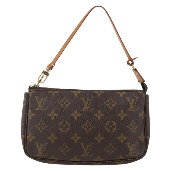 LOUIS VUITTON Monogram Pochette Accessoires Beutel M51980 LV Auth ka2338A