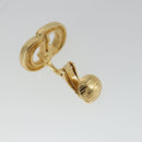 Christian Dior Earring metal 2 Set Gold Tone Auth ka2340-5