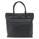 Salvatore Ferragamo Gancini Tote Bag Leather 2way Black Auth ka2346-2