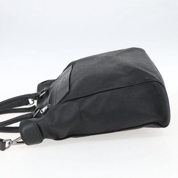 Salvatore Ferragamo Gancini Tote Bag Leather 2way Black Auth ka2346