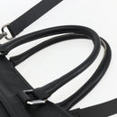 Salvatore Ferragamo Gancini Tote Bag Leather 2way Black Auth ka2346-8