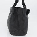 Salvatore Ferragamo Vara Ribbon Hand Bag Leather Black Auth ka2354-5