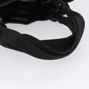 Salvatore Ferragamo Vara Ribbon Hand Bag Leather Black Auth ka2354-7