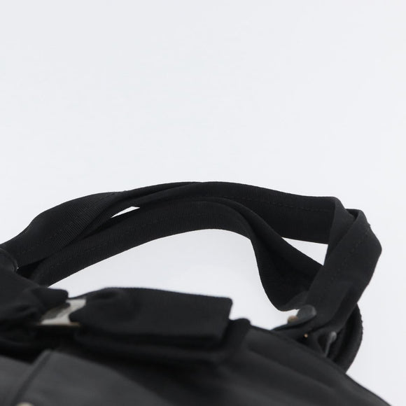 Salvatore Ferragamo Vara Ribbon Hand Bag Leather Black Auth ka2354