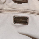 Salvatore Ferragamo Vara Ribbon Hand Bag Leather Gold Auth ka2355-10