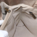 Salvatore Ferragamo Vara Ribbon Hand Bag Leather Gold Auth ka2355-18