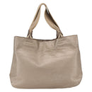 Salvatore Ferragamo Vara Ribbon Hand Bag Leather Gold Auth ka2355-2