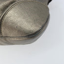Salvatore Ferragamo Gancini Handtas Leer Goud Authentiek ka2356-15
