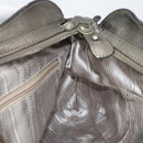 Salvatore Ferragamo Gancini Handtas Leer Goud Authentiek ka2356-21