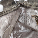 Salvatore Ferragamo Gancini Handtas Leer Goud Authentiek ka2356-22