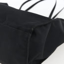 FENDI Tote Bag Nylon Black Silver Auth ka2357-9