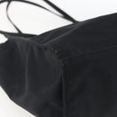 FENDI Tote Bag Nylon Black Silver Auth ka2357-14