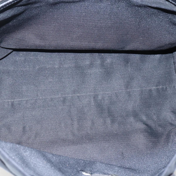 FENDI Tote Bag Nylon Black Silver Auth ka2357