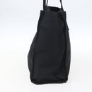 FENDI Tote Bag Nylon Black Silver Auth ka2357-4