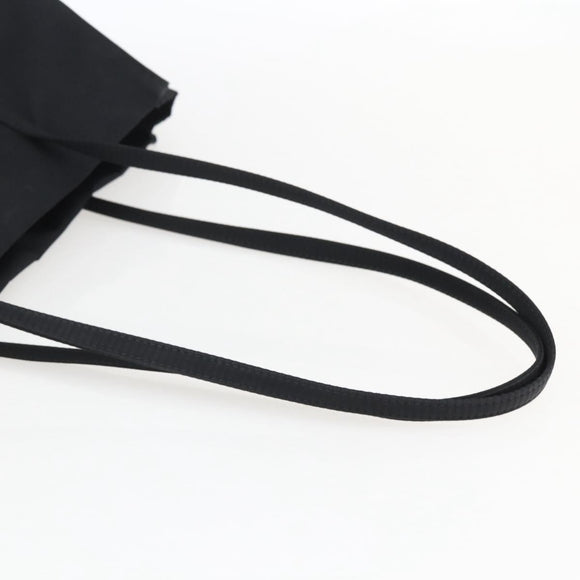 FENDI Tote Bag Nylon Black Silver Auth ka2357