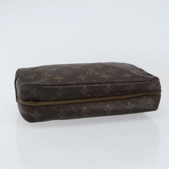 LOUIS VUITTON Monogram Trousse Toilette 23 Clutch Bag M47524 LV Auth ka236