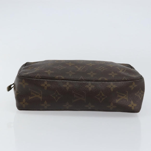 LOUIS VUITTON Monogram Trousse Toilette 23 Clutch Bag M47524 LV Auth ka236