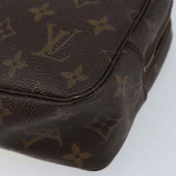 LOUIS VUITTON Monogram Trousse Toilette 23 Clutch Bag M47524 LV Auth ka236