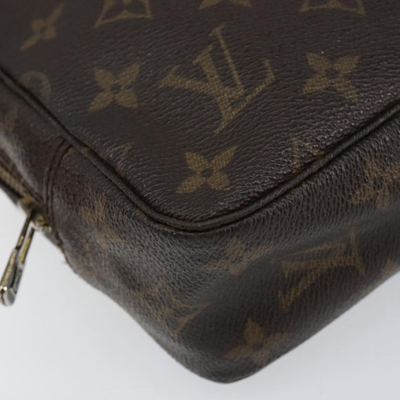 LOUIS VUITTON Monogram Trousse Toilette 23 Clutch Bag M47524 LV Auth ka236