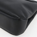 Salvatore Ferragamo Vala Shoulder Bag Leather Silver Black Auth ka2360-9