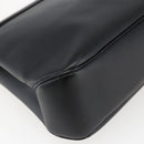 Salvatore Ferragamo Vala Shoulder Bag Leather Silver Black Auth ka2360-16