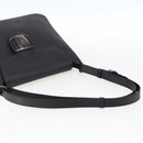 Salvatore Ferragamo Vala Shoulder Bag Leather Silver Black Auth ka2360-7