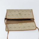 Christian Dior Honeycomb Canvas Shoulder Bag PVC Beige Gold Auth ka2361-10