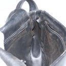 CELINE Macadam Canvas Shoulder Bag PVC Black Gold Auth ka2364-20
