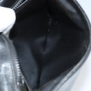 CELINE Macadam Canvas Shoulder Bag PVC Black Gold Auth ka2364-23