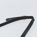 CELINE Macadam Canvas Shoulder Bag PVC Black Gold Auth ka2364-8