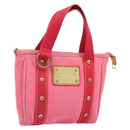 LOUIS VUITTON Antigua Cabas PM Hand Bag Rouge Pink M40088 LV Auth ka2366-1