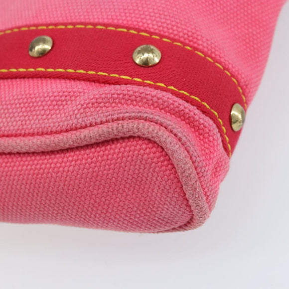 LOUIS VUITTON Antigua Cabas PM Hand Bag Rouge Pink M40088 LV Auth ka2366