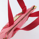 LOUIS VUITTON Antigua Cabas PM Hand Bag Rouge Pink M40088 LV Auth ka2366-6