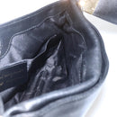 Salvatore Ferragamo Shoulder Bag Leather Gold Black Auth ka2367-16