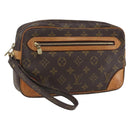 LOUIS VUITTON Monogram Marly Dragonne GM Clutch Bag M51825 LV Auth ka2370-1