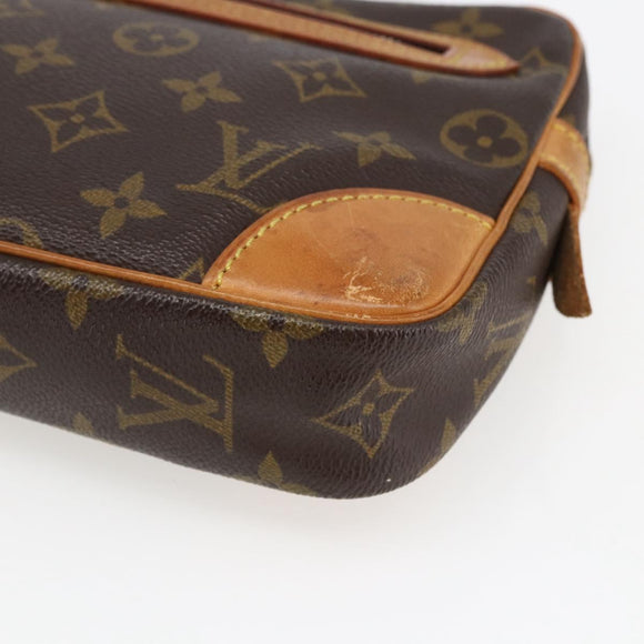 LOUIS VUITTON Monogram Marly Dragonne GM Clutch Bag M51825 LV Auth ka2370