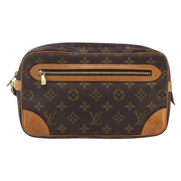 LOUIS VUITTON Monogram Marly Dragonne GM Clutch Bag M51825 LV Auth ka2370
