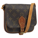 LOUIS VUITTON Monogram Cartouchiere PM Shoulder Bag M51254 LV Auth ka2377-1